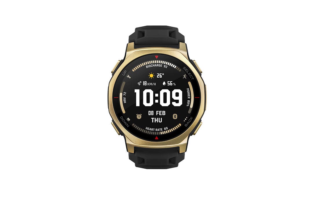 שעון חכם T-Rex 3 Pro 44mm Black Go שחור זהב