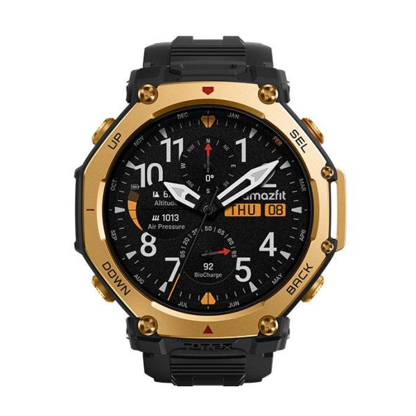שעון חכם T-Rex 3 Pro 48mm Black Go שחור/זהב