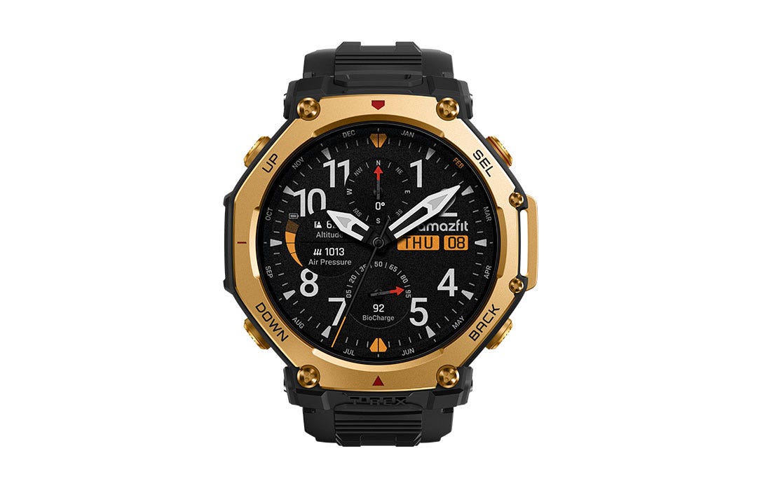 שעון חכם T-Rex 3 Pro 48mm Black Go שחור/זהב