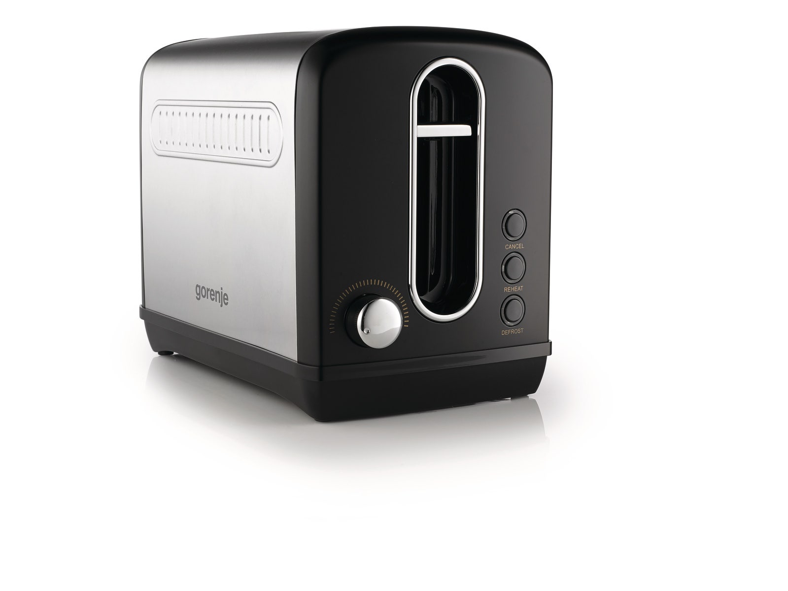 מצנם בצבע שחור gorenje בעיצוב קלאסי דגם T1100CLBK
