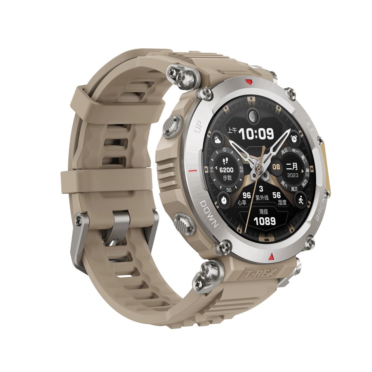 שעון חכם Amazfit דגם T-Rex Ultra צבע Sahara - תמונה נוספת