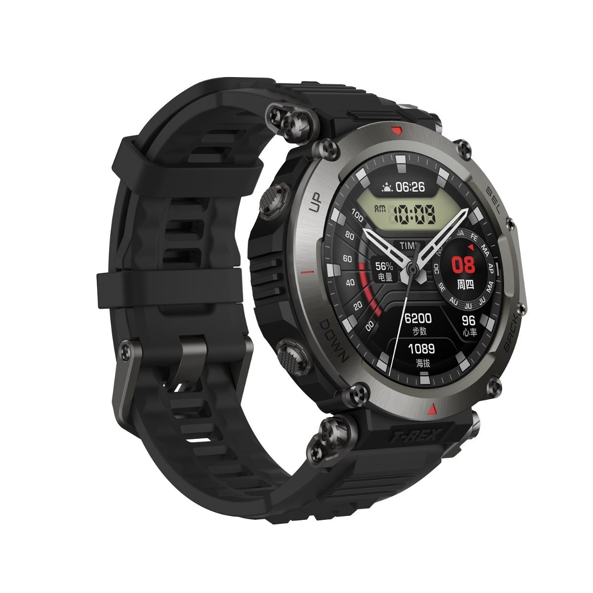 שעון חכם Amazfit דגם T-Rex Ultra צבע Black - תמונה נוספת