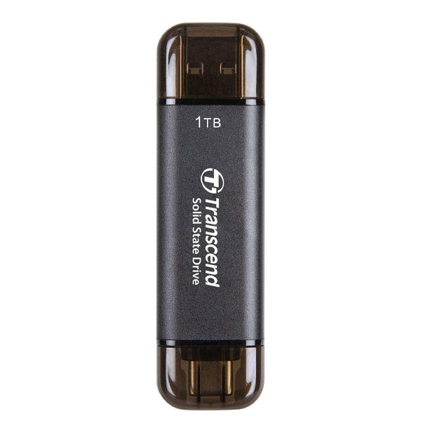 כונן קשיח חיצוני ESD310 Portable SSD בנפח 1TB מבית Transcend דגם TS1TESD310C 