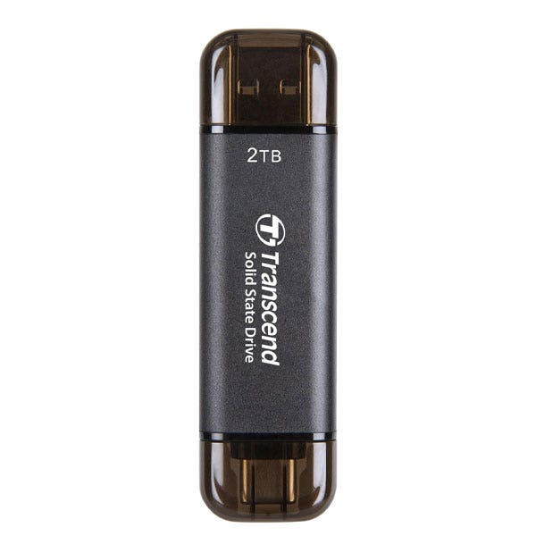 כונן קשיח חיצוני ESD310 Portable SSD בנפח 2TB מבית Transcend דגם TS2TESD310C