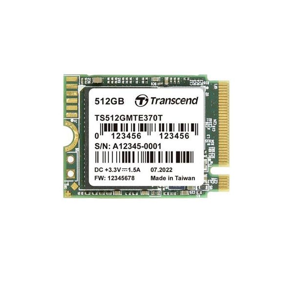 כונן פנימי 370T SSD בנפח 512GB מבית Transcend דגם TS512GMTE370T