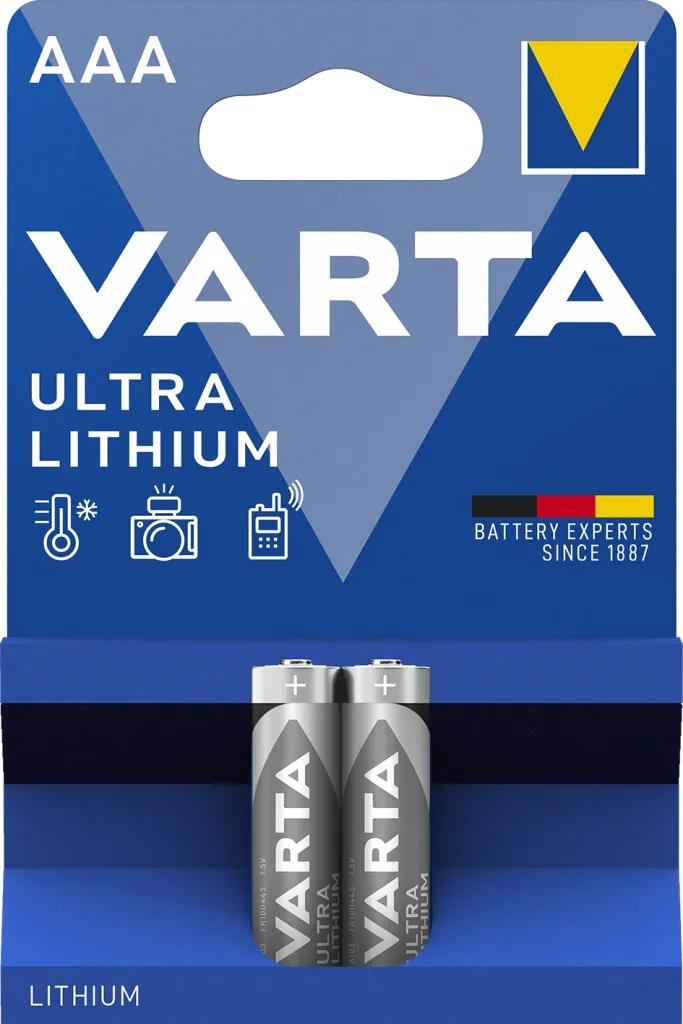LITHIUM AAA 2PCS