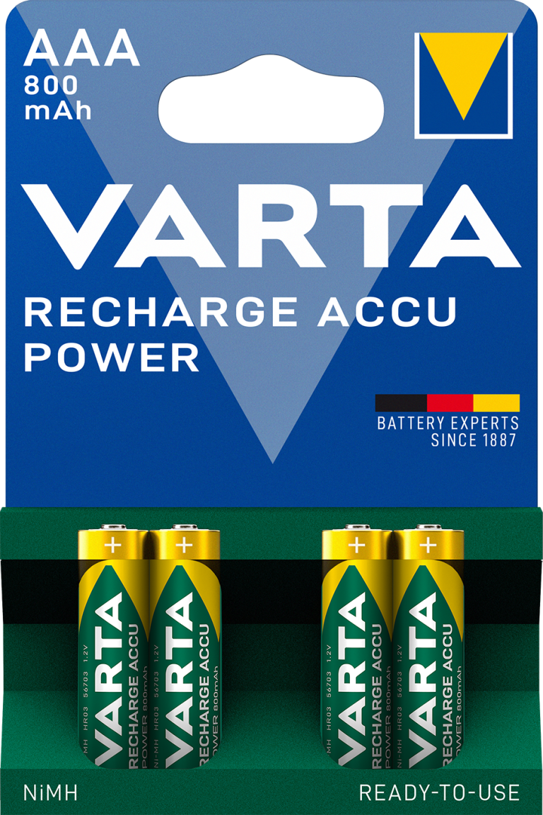 נטענות 800MAH *4 AAA