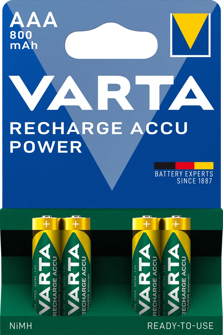 נטענות 800MAH *4 AAA