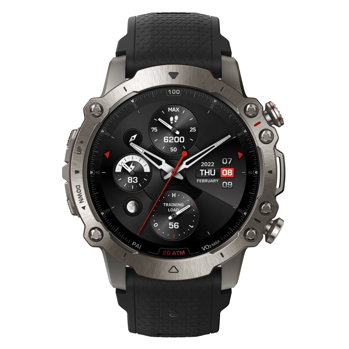 שעון חכם Amazfit דגם FALCON צבע Titanium Black