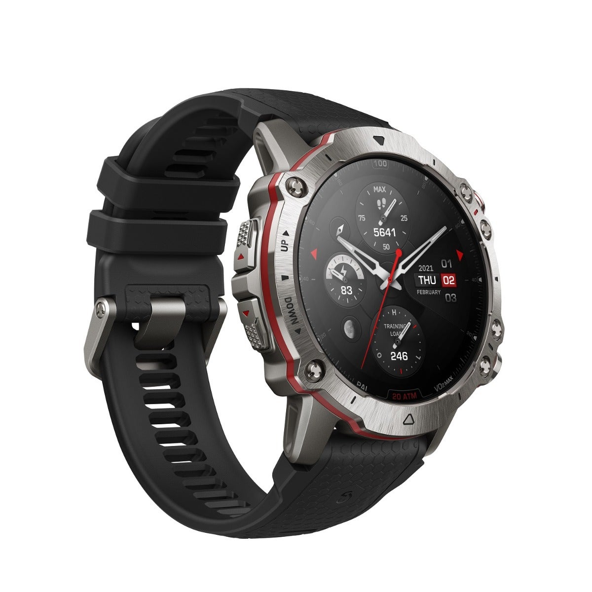 שעון חכם Amazfit דגם FALCON צבע Titanium Black - תמונה נוספת
