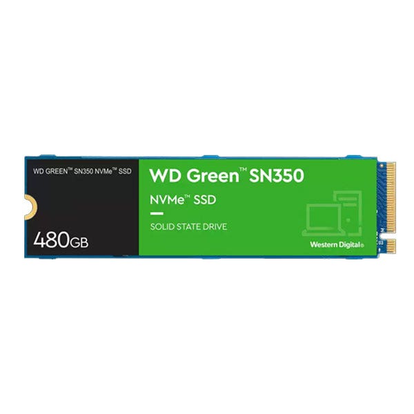 דיסק פנימי Green SSD SN350 NVME בנפח 480GB מבית SanDisk דגם WDS480G2G0C