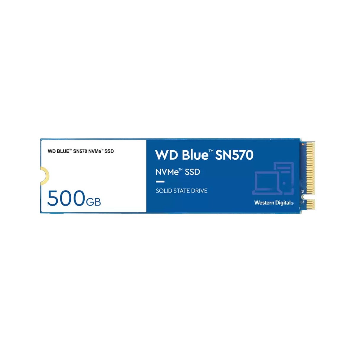 דיסק פנימי Blue SSD SN570 NVME בנפח 500GB מבית SanDisk דגם WDS500G3B0C