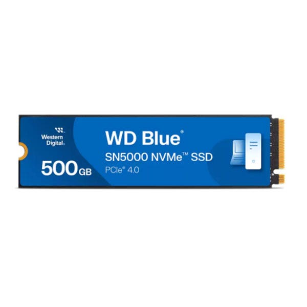 דיסק פנימי WD Blue SN5000 NVMe SSD בנפח 500GB מבית SanDisk דגם WDS500G4B0E