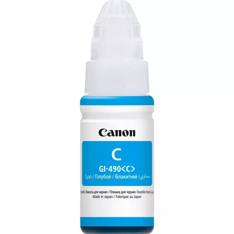 דיו מקורי Canon GI-490C – ציאן – תמונה 1