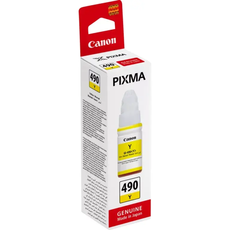 דיו מקורי Canon GI-490Y – צהוב – תמונה 1