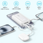 סוללת גיבוי Anker Zolo Power Bank 35W 10000mAh בצבע לבן
