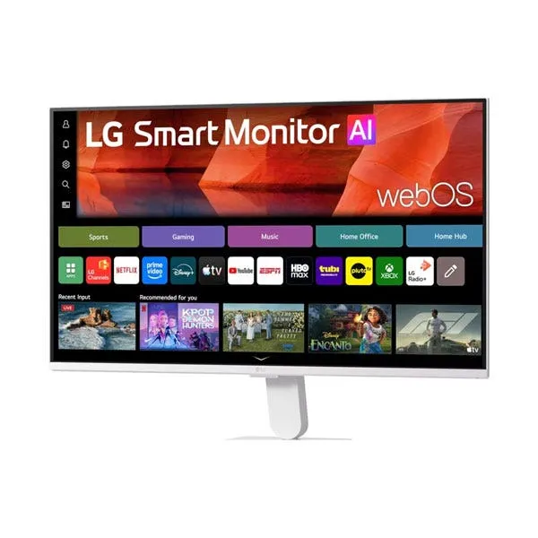 מסך מחשב "27 Full HD IPS Smart Monitor with webOS & תוצרת LG דגם: 27U511SB-W - תמונה נוספת