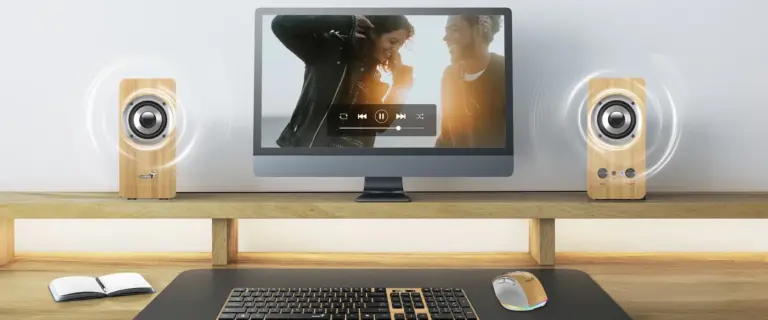 רמקולים 2.0 חשמליים, אלמנט 2.5" רמקולים מעץ עוצמה כוללת 10W חיבור אוזניות חיבור 3.5MM