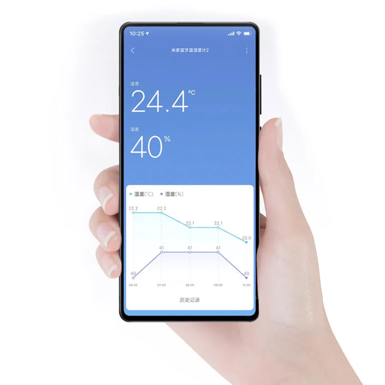 מד טמפרטורה ולחות חכם דגם Mi Temperature and Humidity Monitor 2