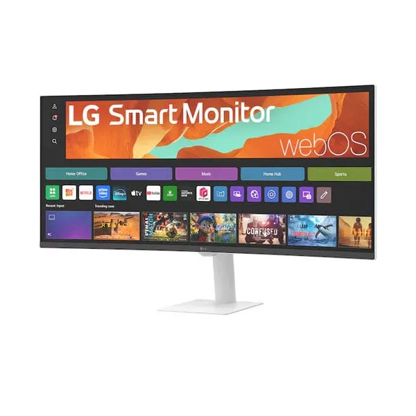 מסך מחשב קעור "34 Smart Monitor, WQHD תוצרת LG דגם: 34U601SA-W - תמונה נוספת