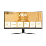 מסך קעור 34 אינץ' UltraWide דגם CU34B3E מבית AOC