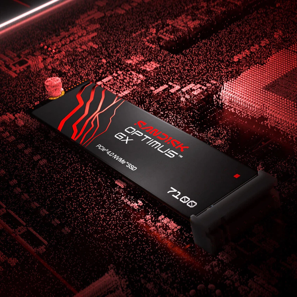כונן SSD פנימי דגם Optimus GX 7100 NVMe 1TB מבית SanDisk