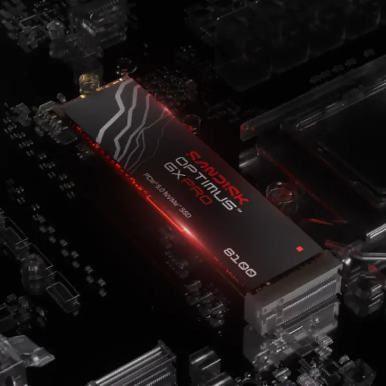 כונן SSD פנימי NVMe דגם Optimus GX PRO 8100 4TB מבית SanDisk