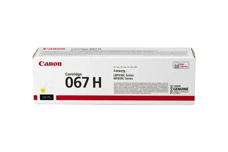 טונר מקורי Canon 067H – צהוב – תמונה 1