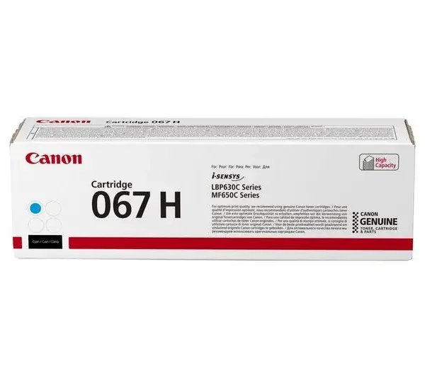 טונר מקורי Canon 067H – ציאן – תמונה 1