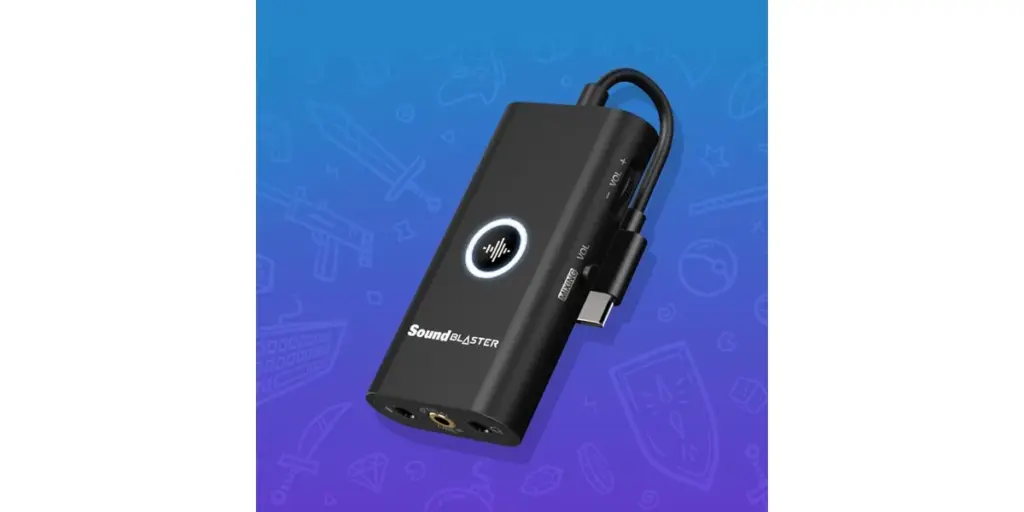 כרטיס קול Creative SOUND BLASTER G3 USB C to ps4 ps5 nintendo pc