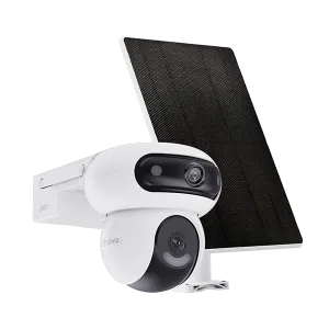 EZVIZ CS-HB90x/SP 4MP – קיט מצלמת 4G ו-Wi-Fi כפולת עדשות עם פאנל סולארי