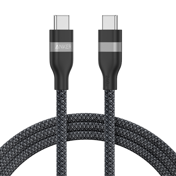כבל 1 מטר Anker USB-C to USB-C 240W בצבע שחור כבל 1 מטר Anker USB-C to USB-C 240W בצבע שחור