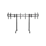מעמד מסכים עצמאי לשלושה מסכים עד 43 אינץ' דגם Round Tube Freestanding Triple Monitor Stand מבית Next Level Racing