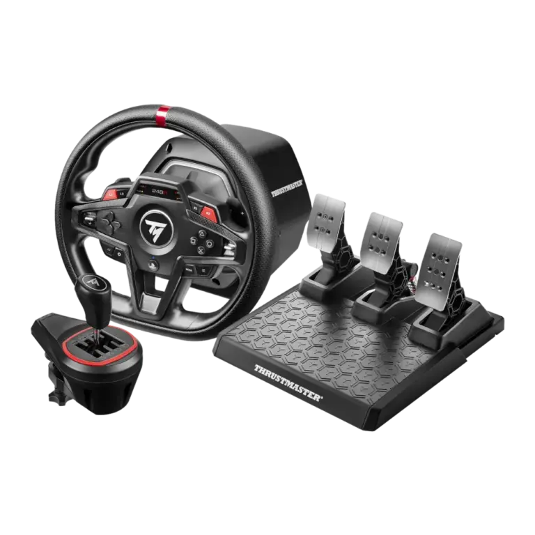 חבילת הגה, דוושות וידית הילוכים דגם T248R Shifter Pack מבית Thrustmaster