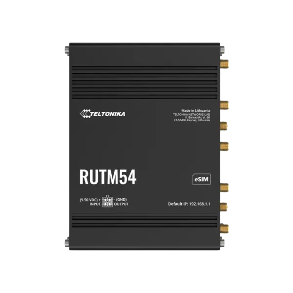 נתב סלולרי תעשייתי RUTM54 5G מבית TELTONIKA