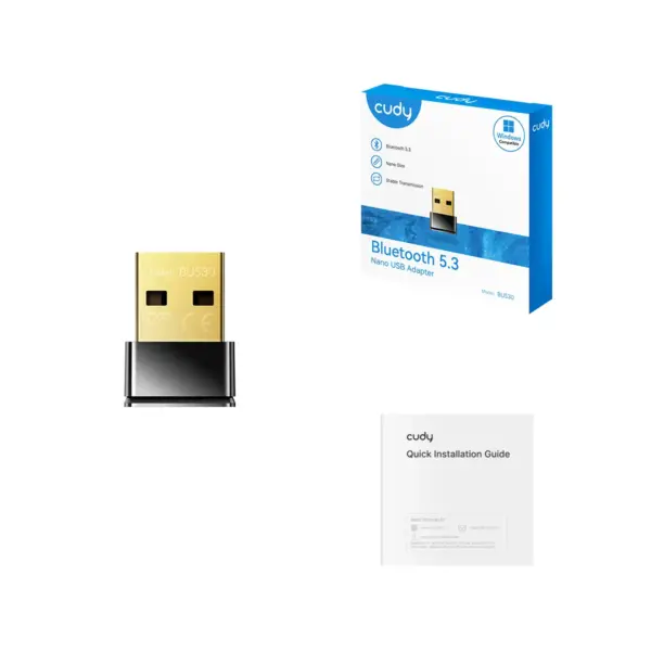CUDY BU530 Blue tooth5.3 nano USB Adapter