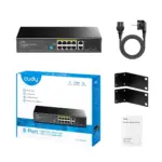 מתג רשת Cudy GS1010PS2 V2.0 – 8-Port Gigabit PoE+ Switch with 2 GbE and 2 Gigabit SFP, GS1010PS2 4.0 / GS1010PS2 4.1