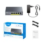 מתג רשת Cudy GS105P – 5-Port Gigabit PoE+ Switch, GS105P 1.0