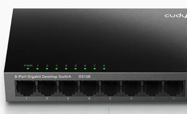 (מתכת) CUDY 8-Port Gigabit Switch GS108-IL