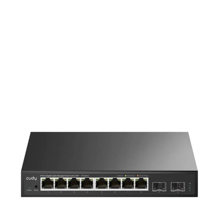 מתג 8Port Gigabit Easy-Managed Switch with 2 SFP CUDY
