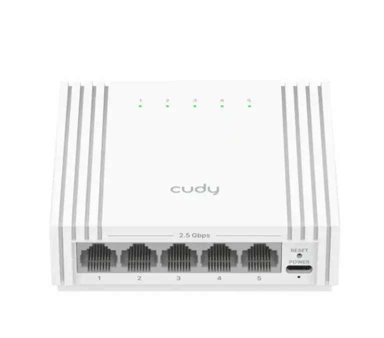 CUDY 5-Port 2.5G Easy-Managed Switch with USB-C HS105U