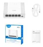 CUDY 5-Port 2.5G Easy-Managed Switch with USB-C HS105U