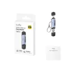 מתאם CUDY 2-IN-1 Dual USB 3.0 SD/TF Card Reader UH200