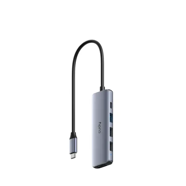 מפצל ומתאם Cudy UH405 – 5-In-1 HDMI 4K USB-C Hub, UH405 1.0