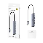 מפצל ומתאם Cudy UH405 – 5-In-1 HDMI 4K USB-C Hub, UH405 1.0