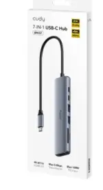 CUDY 7-IN-1 USB-C Hub with 4K HDMI UH407
