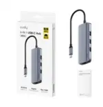 CUDY 6-IN-1 USB-C Hub with GbE & 4K@60Hz HDMI UH606