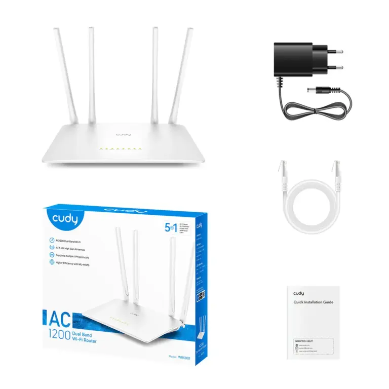 Cudy AC1200 Dual-Band Wi-Fi Router WR1200-IL