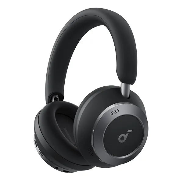 אוזניות קשת soundcore Space One Pro On-Ear בצבע שחור