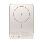 סוללת גיבוי מגנטית דקה במיוחד דגם Xiaomi Super Slim Magnetic Power Bank 5000mAh בצבע זהב